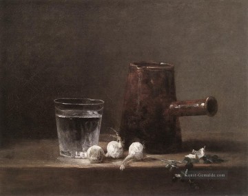 simeon - Wasserglas und Krug Stillleben Jean Baptiste Simeon Chardin